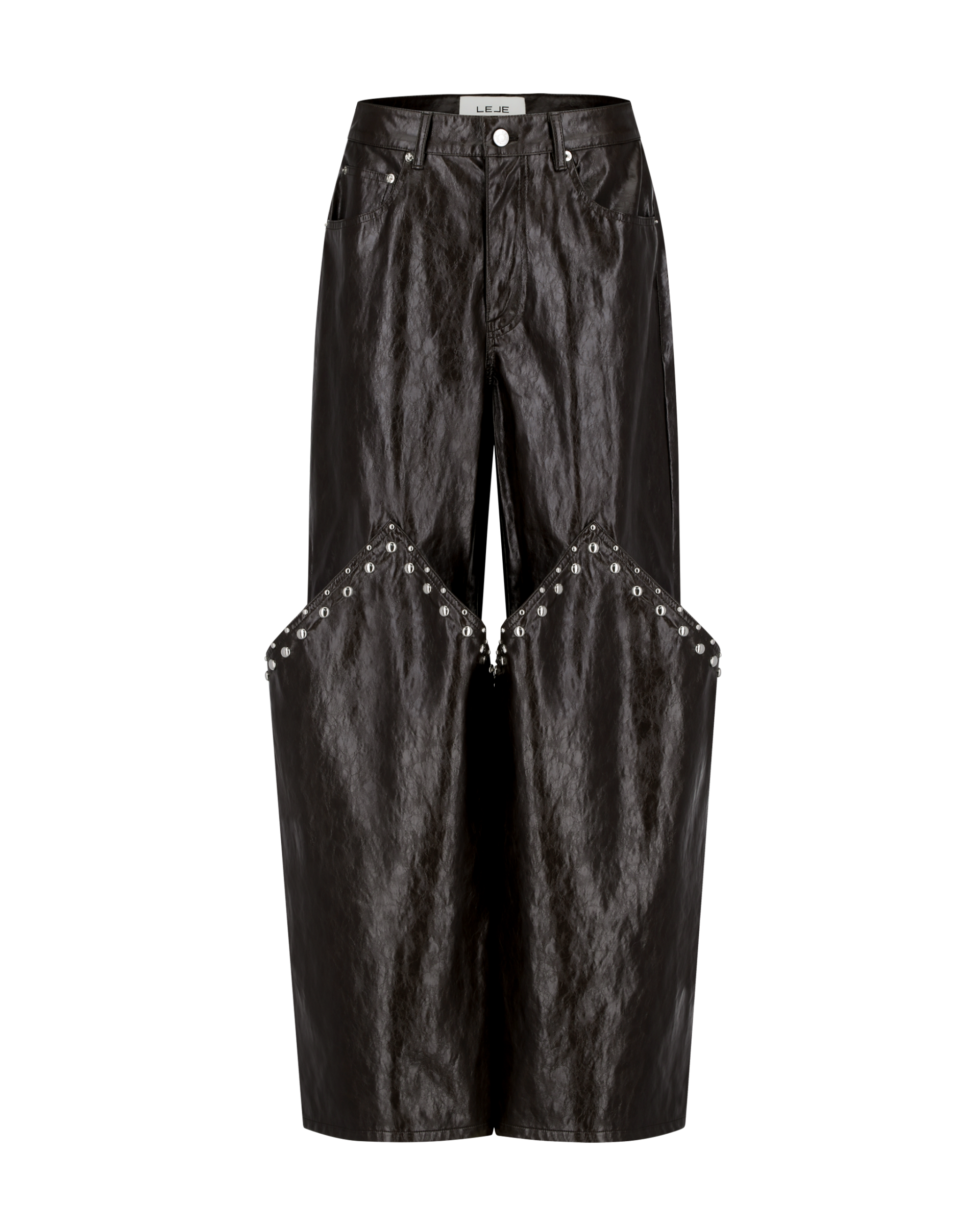 ‘CONE’ Leather Pants