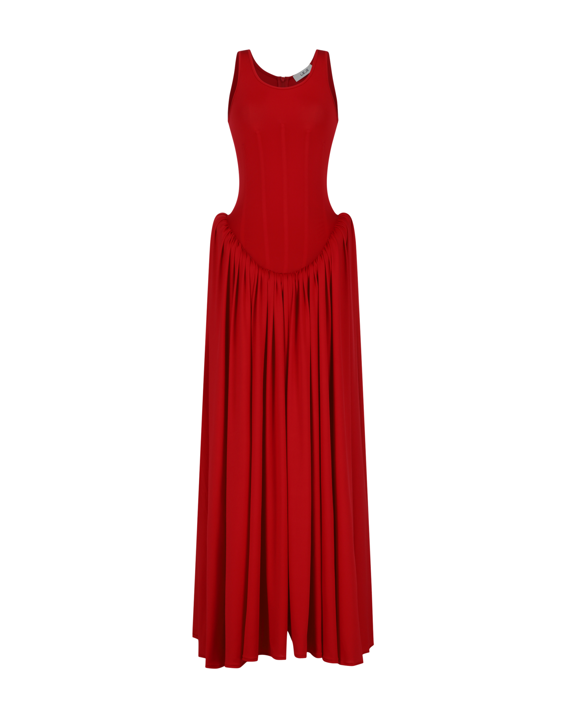 'LA CADRE' Jersey Dress