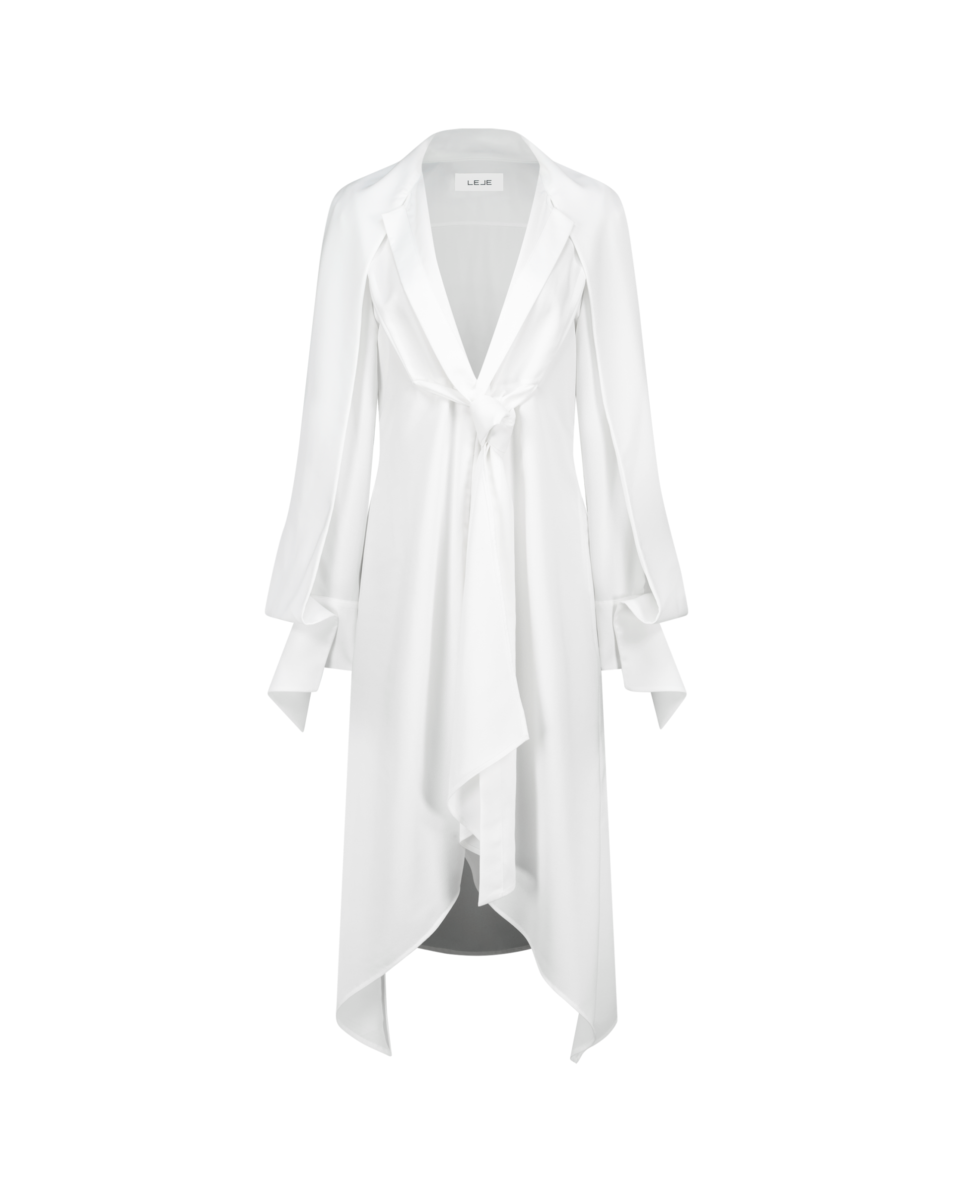 'TARAE' Draped Knot Dress