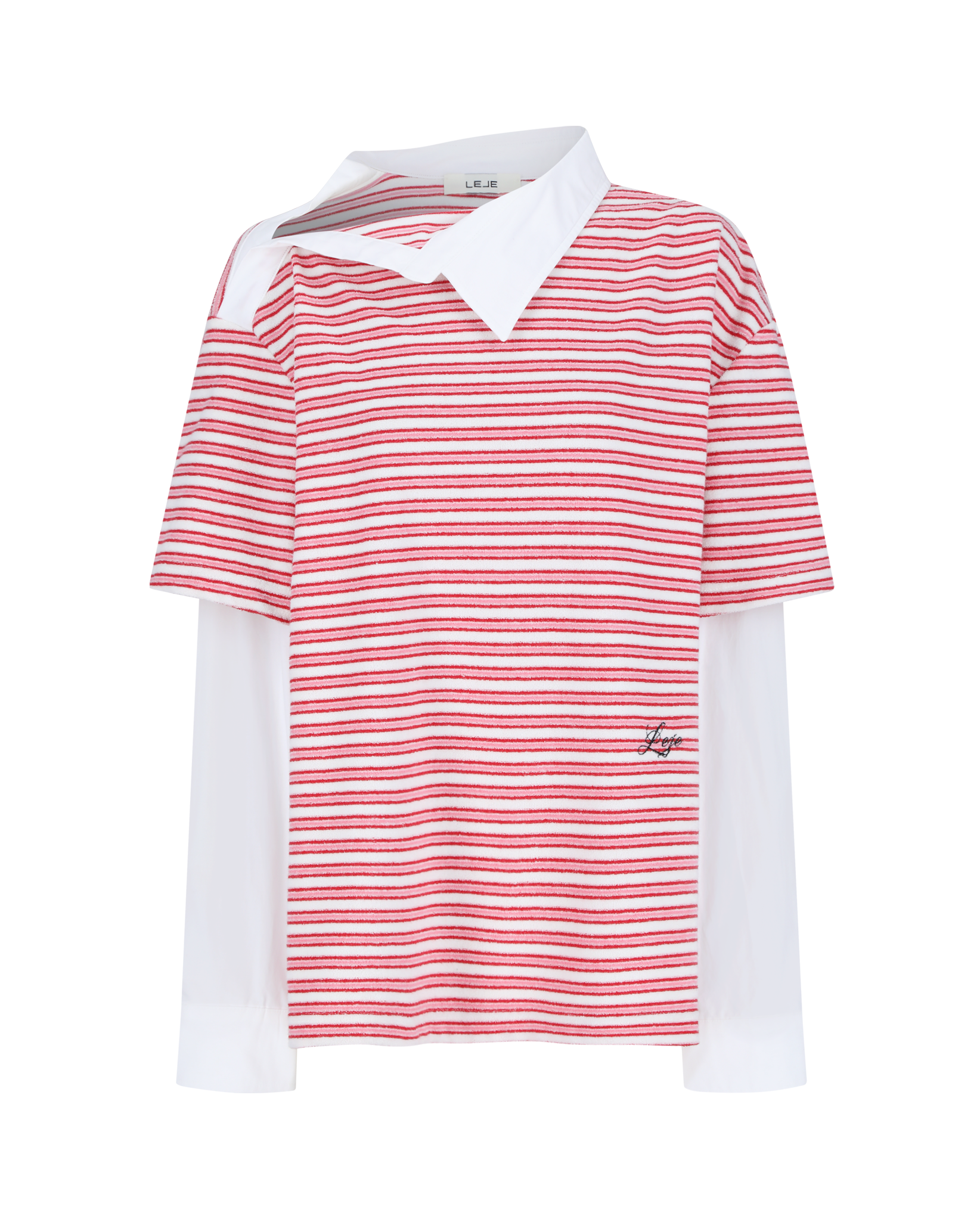 Asymmetric Layered Striped Top